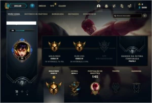 Conta ouro 4 com 12 skins e 55 champs - League of Legends LOL