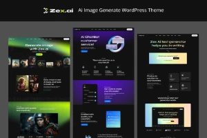 Zex - Tema WordPress para geração de imagens Ai - Outros