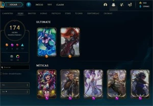 CONTA VALORANT E LOL MUITAS SKINS E ITENS RAROS