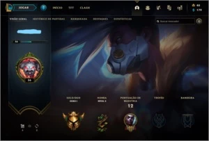 Conta League of Legends ouro 1 4 skins smurf LOL
