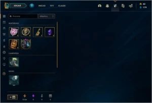 Conta League of Legends ouro 1 4 skins smurf LOL