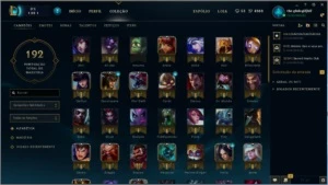 Conta LOL Lvl 30 54 Skins 87 Champs Prata - League of Legends