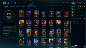 Conta LOL Lvl 30 54 Skins 87 Champs Prata - League of Legends