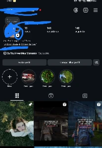 Conta Instagram com stories de 2021