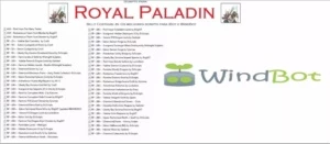 Scripts windbot Tibia Royal Paladin Testados! Promoção!