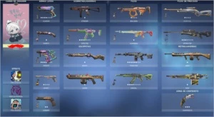 Conta valorant com pacote champions, e 266 skins no lol