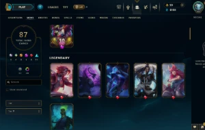 Conta Mestre 87 Skins, Full Champs Full Acesso Main Adc - League of Legends LOL