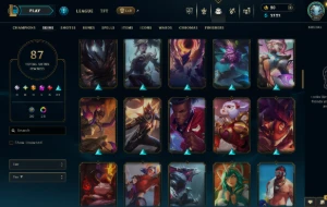 Conta Mestre 87 Skins, Full Champs Full Acesso Main Adc - League of Legends LOL