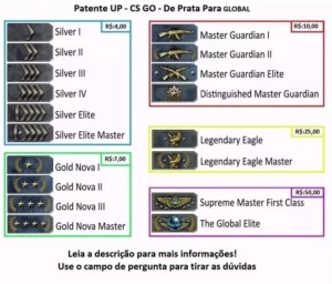 Boost de Patente no CSGO - Counter Strike