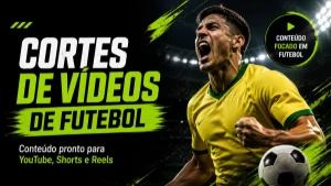 Cortes de Vídeos de Futebol para Shorts, Reels e TikTok - Vídeos e Cortes Cortes Virais