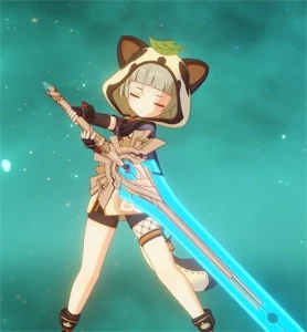 Ayaka C1+ Cortadora da Neblina Reforjada + Klee C1 + Amos - Genshin Impact