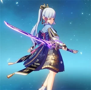 Ayaka C1+ Cortadora da Neblina Reforjada + Klee C1 + Amos - Genshin Impact