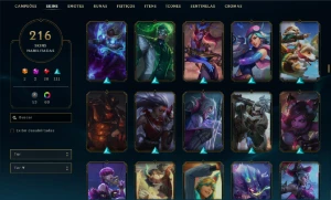 Conta Lol | Full Acesso | 216 Skins | Todos Campeões - League of Legends