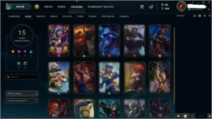 Conta Plat 2 | Várias skins - League of Legends LOL