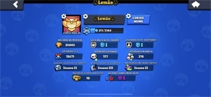 Conta ultra rara brawl Stars season 1