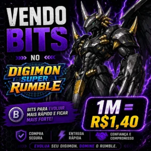Bits Digimon Super Rumble Server 1 (Koromon) 1M = R$1,40