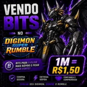 Bits Digimon Super Rumble Server 1 (Koromon) 1M = R$1,50
