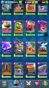 conta de 6 anos clash royale
