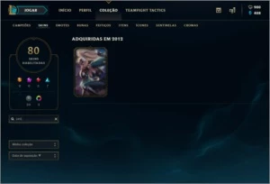 Conta com skins RARAS (Preço para vendar rapido) - League of Legends LOL