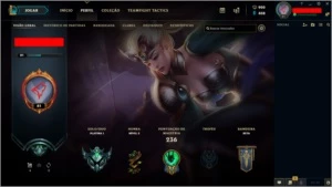 Conta com skins RARAS (Preço para vendar rapido) - League of Legends LOL