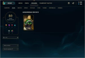 Conta com skins RARAS (Preço para vendar rapido) - League of Legends LOL