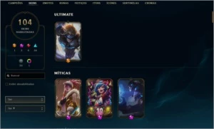 conta lol  com todos champ + 104 + (ez pulsefire) - League of Legends