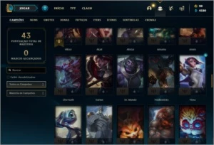Conta unranked com Rammus rei e Kayle Juiza - League of Legends LOL