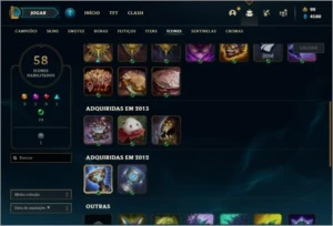 Conta unranked com Rammus rei e Kayle Juiza - League of Legends LOL