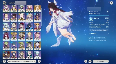 Conta Genshin - 26 Personagens T5 AR 60 e muito Mais! - Genshin Impact