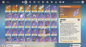 Conta Genshin - 26 Personagens T5 AR 60 e muito Mais! - Genshin Impact