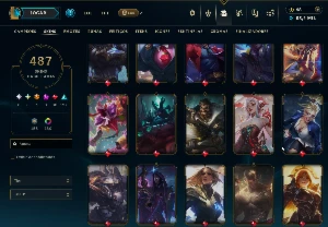 Conta 2016 E 487 Skins + Tft - League of Legends LOL