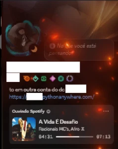 Conta Discord 2019 Nitro Anual E Decoraçoes Full Acesso - Redes Sociais