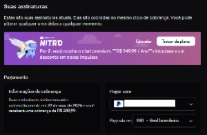 Conta Discord 2019 Nitro Anual E Decoraçoes Full Acesso - Redes Sociais