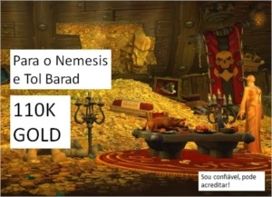 Vendo 110k de Gold no WoW nos servers Nemesis/Tol Barad - Blizzard