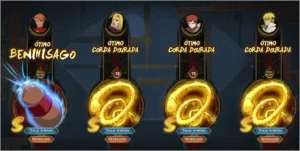 Vendo conta Naruto Online BR s359 ex-top 1 servidor. - Outros