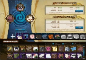 Vendo conta Naruto Online BR s359 ex-top 1 servidor. - Outros