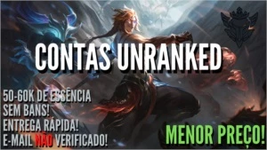 CONTA ACC SMURF LOL LEAGUE OF LEGENDS UNRANKED LEVEL 30