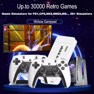 Game Stick M15 Pro Mais de 30.000 Jogos 2 Controles s/ Fio - Produtos Físicos