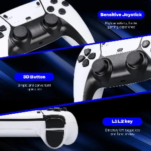 Game Stick M15 Pro Mais de 30.000 Jogos 2 Controles s/ Fio