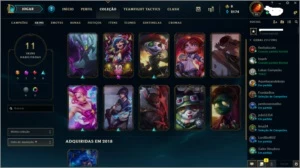 Conta de league of Legends LOL