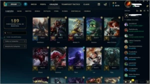 Conta de league of Legends LOL