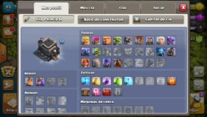 CV9 Diferenciado FULL + 9.900 gemas - Clash of Clans