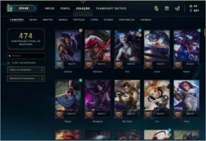 Conta LOL Prata I - League of Legends