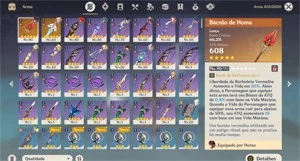 HUTAO + STAFF OF HOMA+ YELAN + JEAN + ESPADA CELESTIAL - Genshin Impact