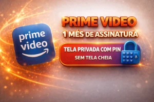 Prime vídeo 1 mês tela privada com PIN - Vídeos e Cortes Cortes Virais