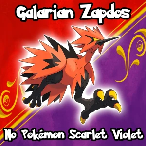 Galarian Zapdos para Pokémon Scarlet e Violet