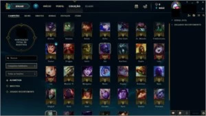 conta diamante 5 - League of Legends LOL