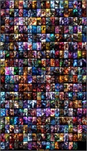 Conta LOL Gold V, Quase todos os champs e 350 skins Leia TD - League of Legends