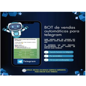 Robo De Vendas No Telegram Com Painel Em Php + Site - Others