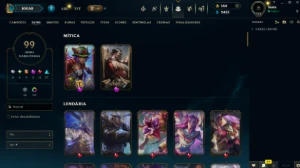 Conta LoL com 99 Skins + Conta Valorant com 17+ Skins - League of Legends